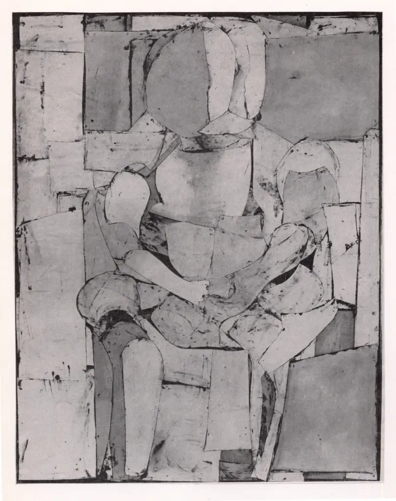 Anonimo , Marca-Relli, Corrado - sec. XX - Untitled collage , fronte