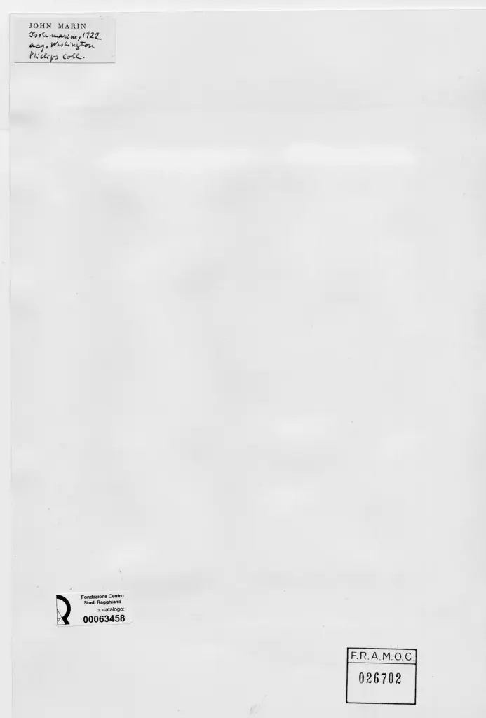 Anonimo , Marin, John - sec. XX - Isole marine , retro