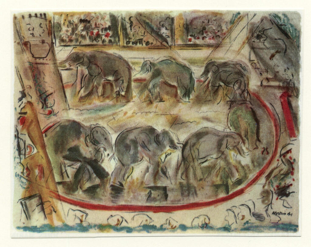 Marin, John , Circus Elephants