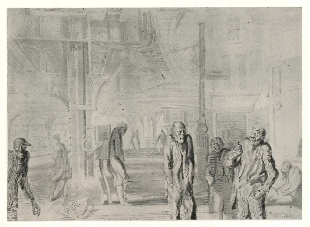 Anonimo , Marsh, Reginald - sec. XX - The Bowery , fronte