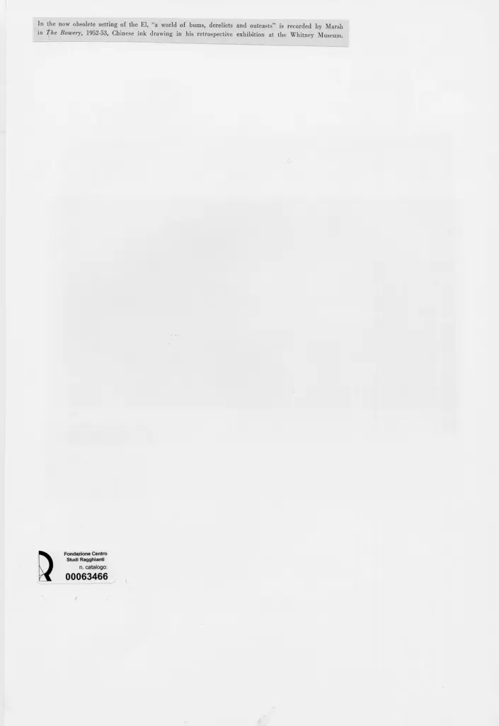 Anonimo , Marsh, Reginald - sec. XX - The Bowery , retro