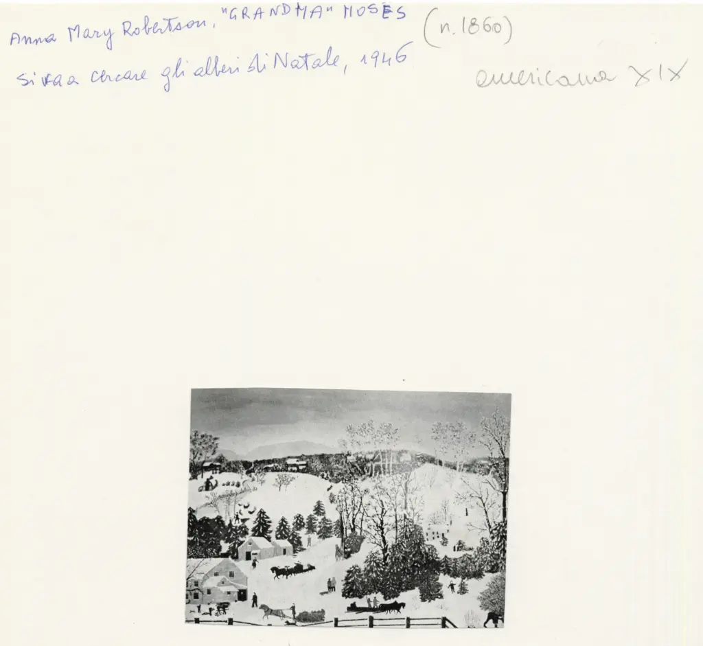 Robertson Moses, Anna Maria , Si va a cercare gli alberi di Natale