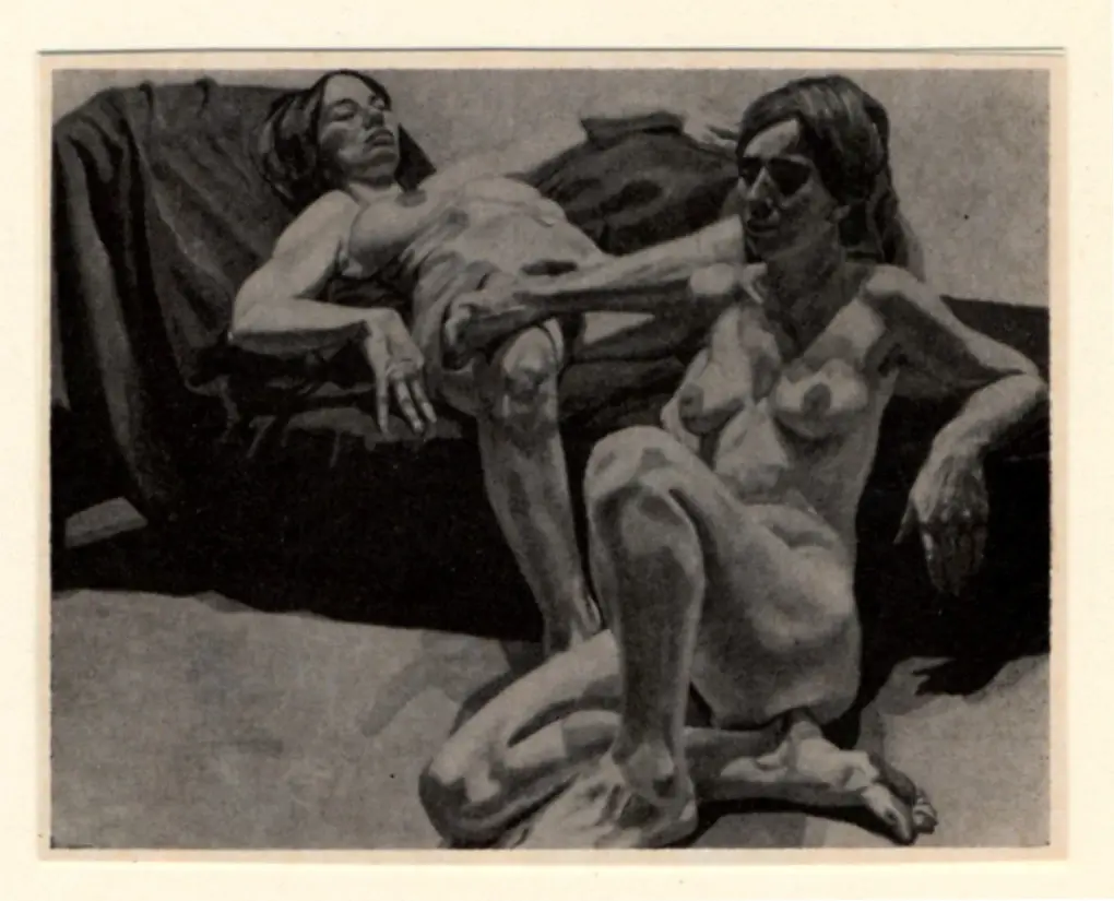 Anonimo , Pearlstein, Phillip - sec. XX - Modelle nello studio , fronte