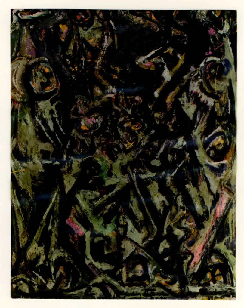 Anonimo , Pollock, Jackson - sec. XX - Night Dancer , fronte