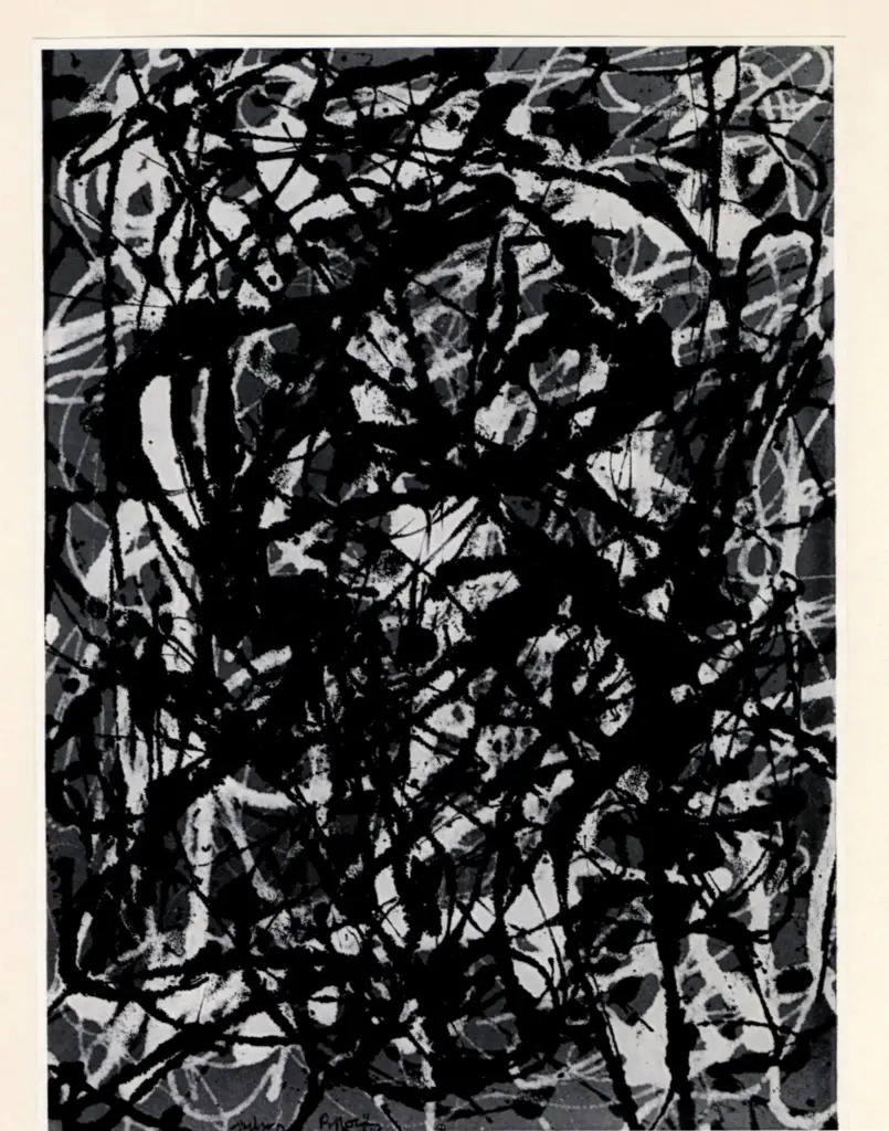 Anonimo , Pollock, Jackson - sec. XX - Free Form , fronte