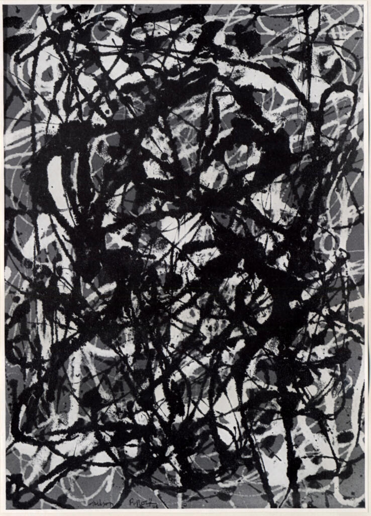 Anonimo , Pollock, Jackson - sec. XX - Free Form , fronte