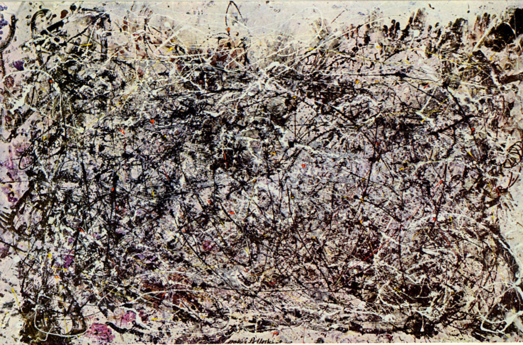 Anonimo , Pollock, Jackson - sec. XX - Number 1 , fronte