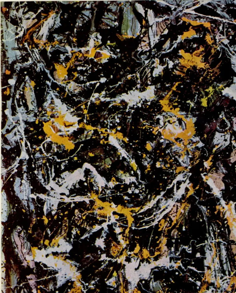Anonimo , Pollock, Jackson - sec. XX - Number 5 , fronte