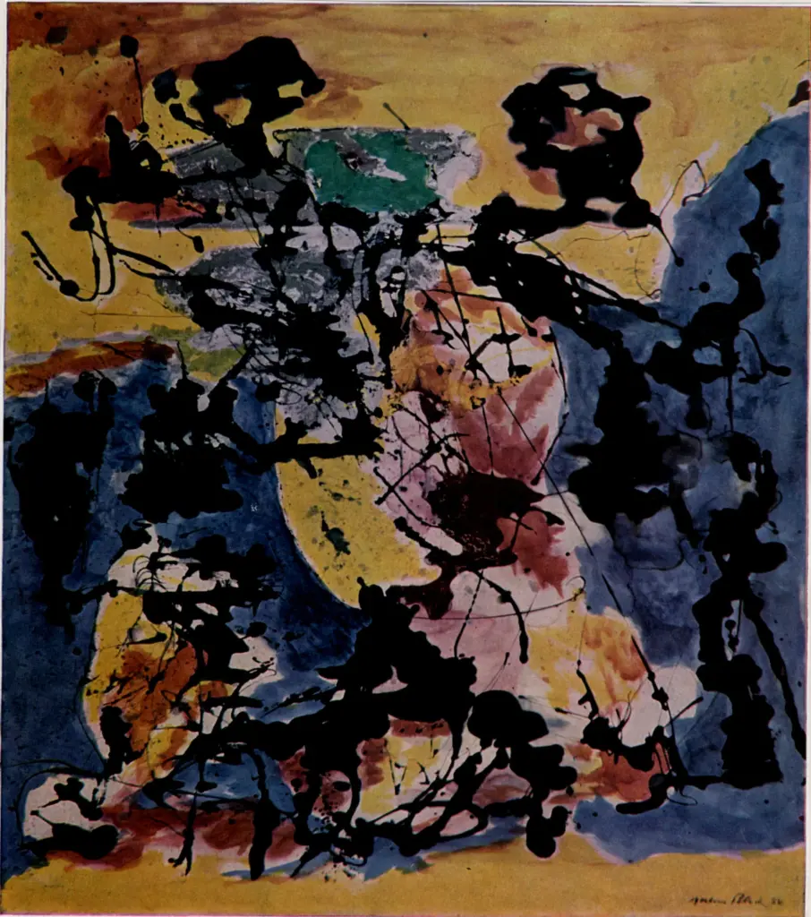 Anonimo , Pollock, Jackson - sec. XX - Number 12 , fronte