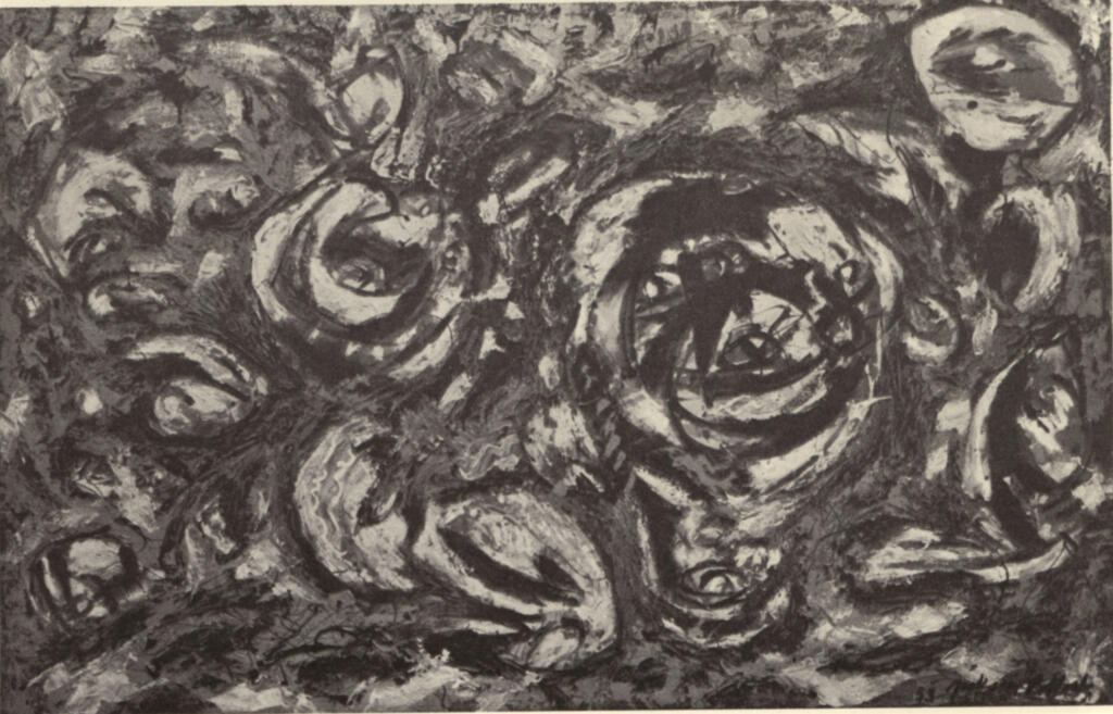 Anonimo , Pollock, Jackson - sec. XX - Grigiore d'Oceano , fronte