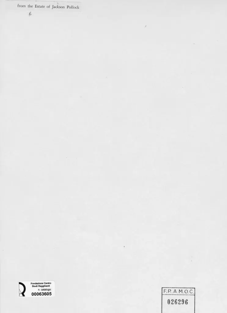 Anonimo , Pollock, Jackson - sec. XX - Estate , retro