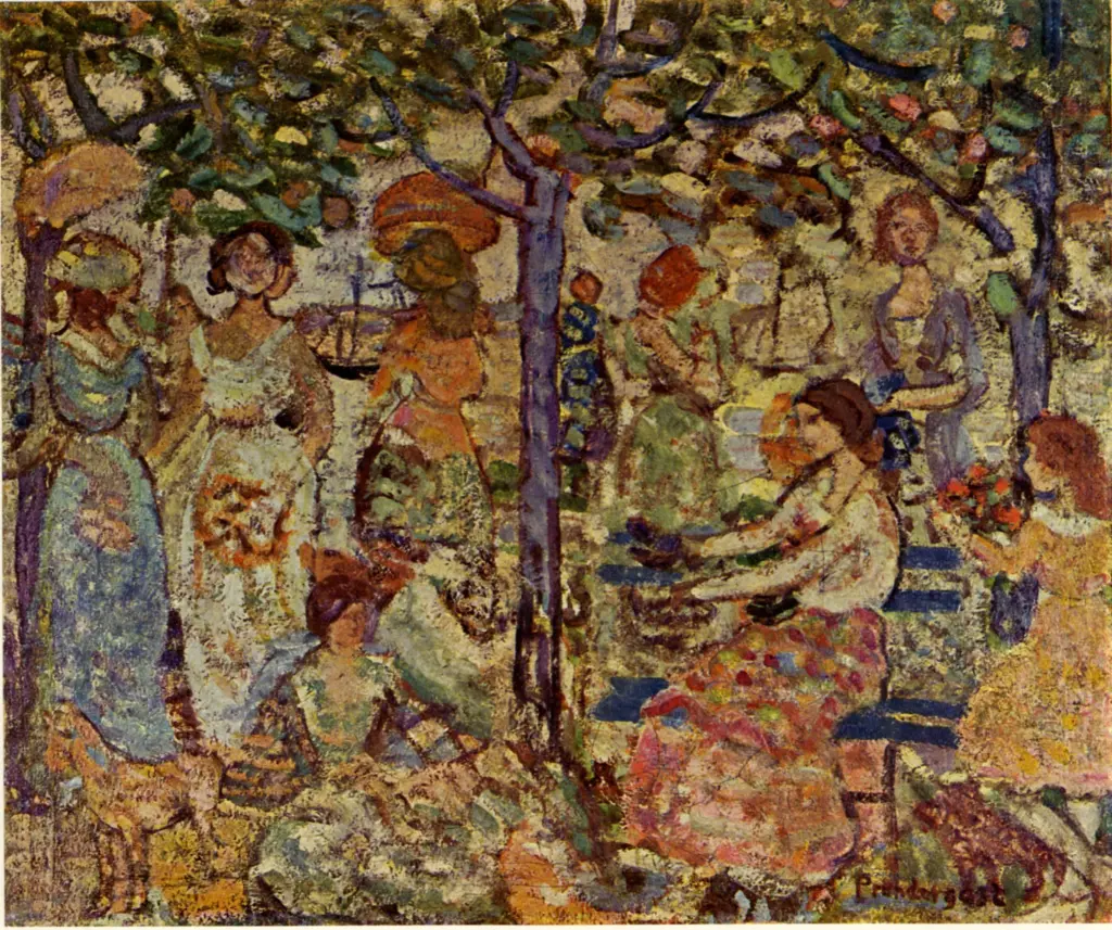 Anonimo , Prendergast, Maurice - sec. XX - Arcadia , fronte