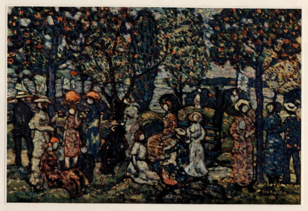 Anonimo , Prendergast, Maurice - sec. XX - Festa d'Autunno , fronte