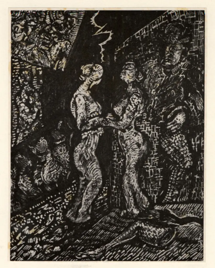 Anonimo , Prins, Warner - sec. XX - L'incontro , fronte