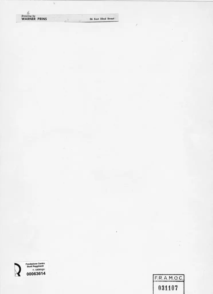 Anonimo , Prins, Warner - sec. XX - L'incontro , retro