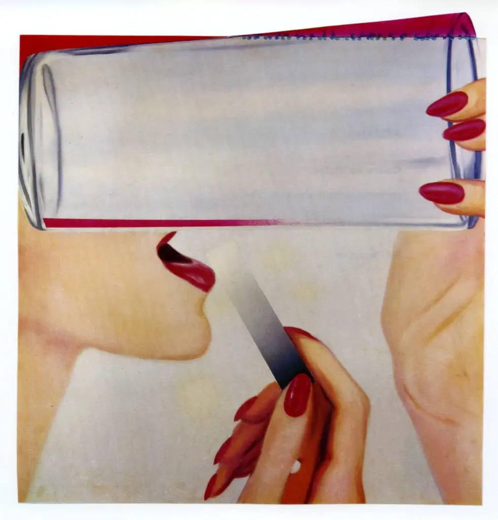 Anonimo , Rosenquist, James - sec. XX - Study for Marilyn , fronte