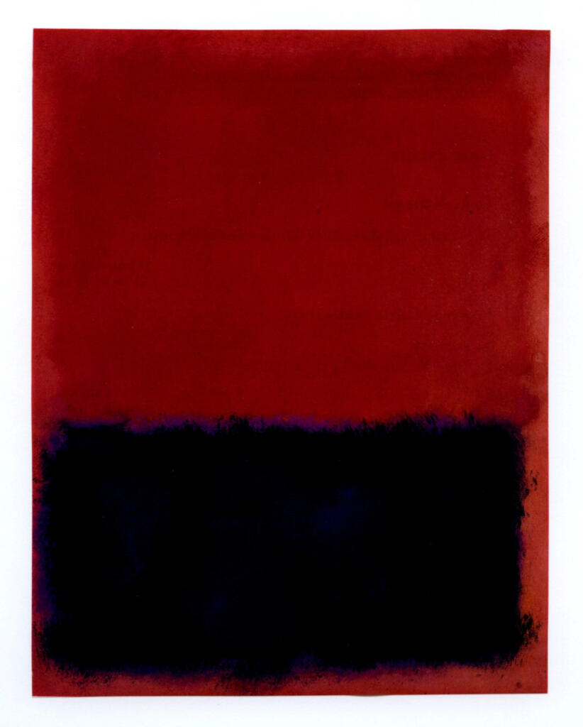 Anonimo , Rothko, Mark - sec. XX - Composizione , fronte