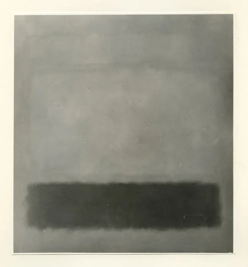 Giacomelli , Rothko, Mark - sec. XX - Rossi , fronte