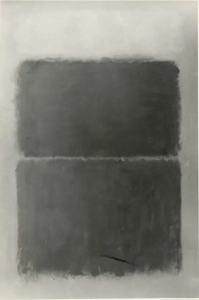 Giacomelli , Rothko, Mark - sec. XX - Rosso chiaro su nero , fronte