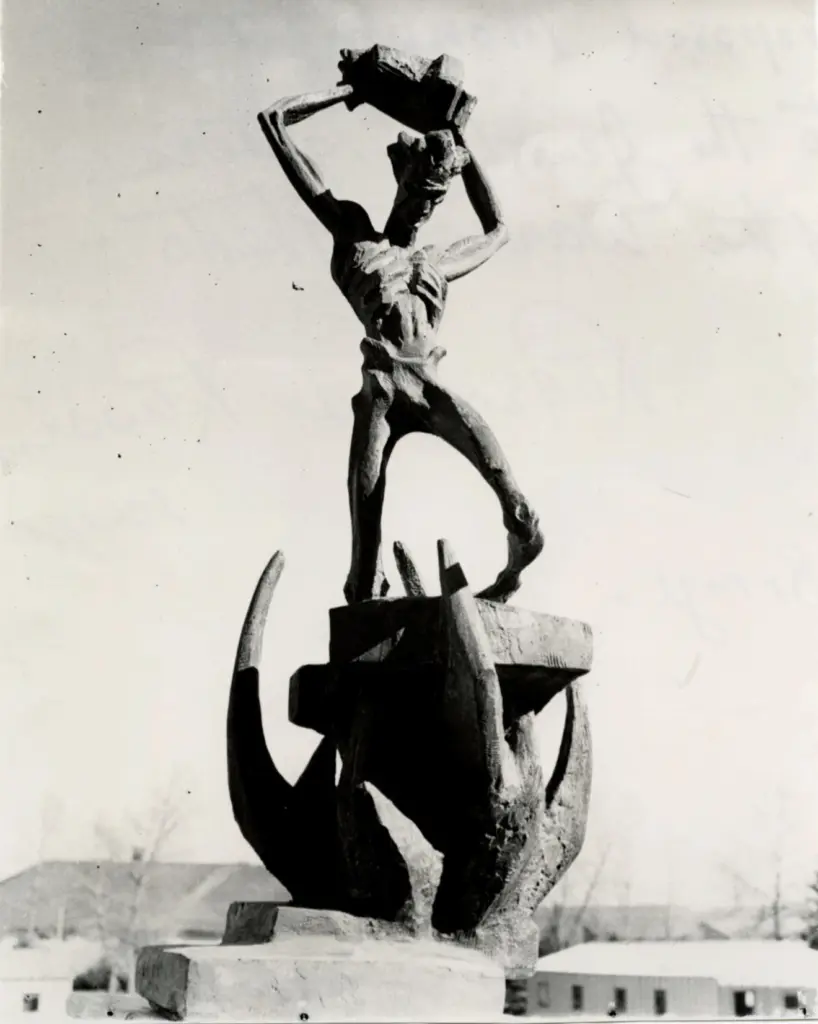 Anonimo , Russin, Robert I. - sec. XX - Proposed monument to the Jewish fighter of the Warsaw ghetto , fronte