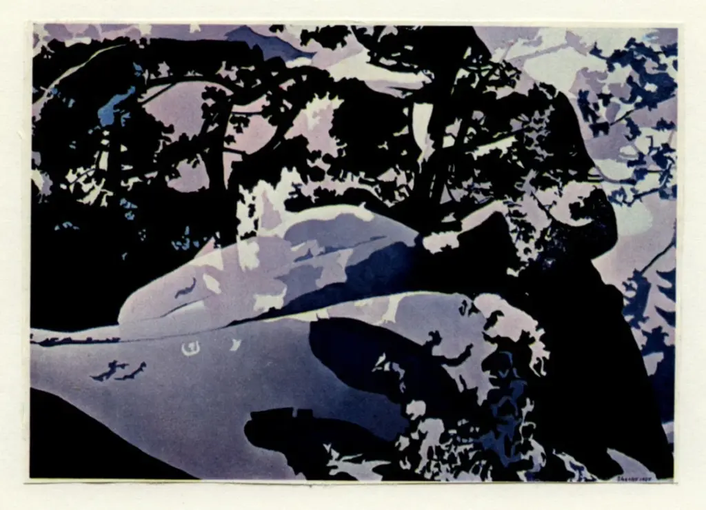 Sheeler, Charles , Sun, Rock and Trees No. 2