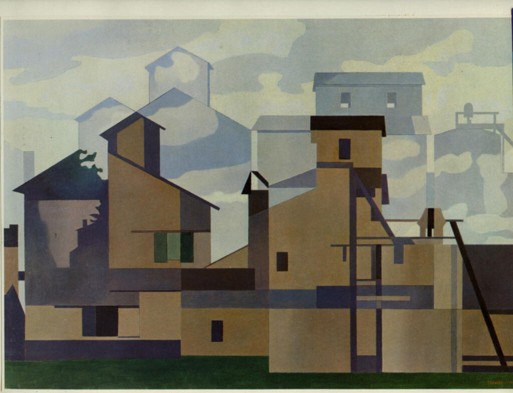 Anonimo , Sheeler, Charles - sec. XX - Armonie architettoniche , fronte