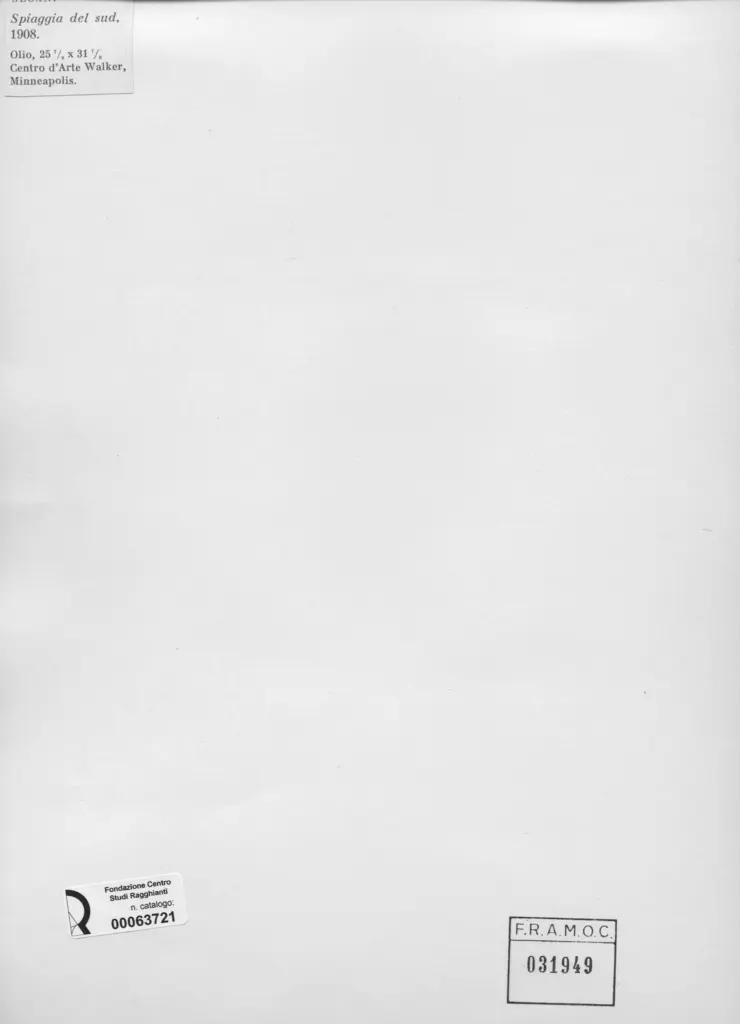 Anonimo , Sloan, John - sec. XX - Spiaggia del sud , retro