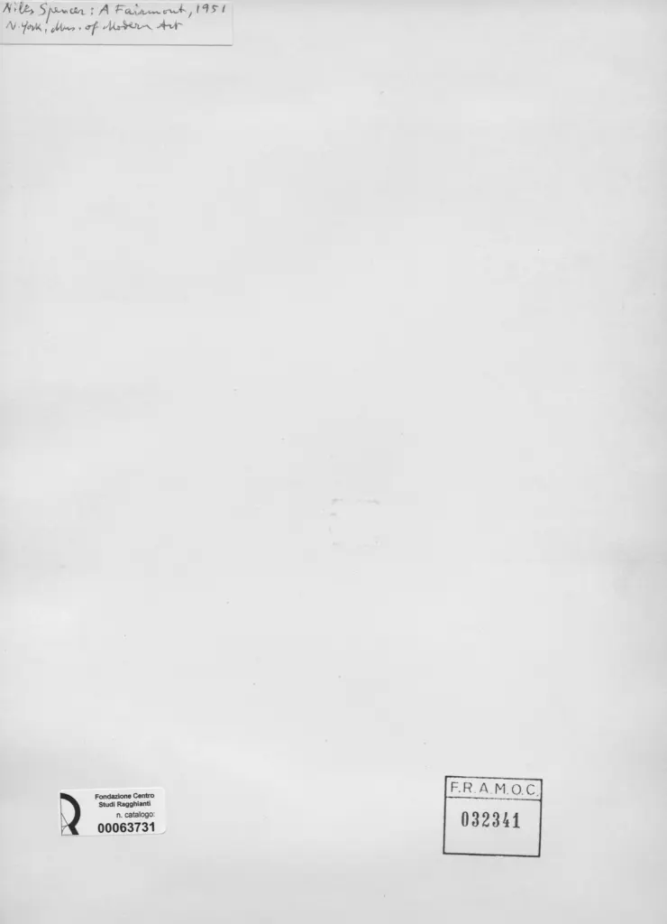 Anonimo , Spencer, Niles - sec. XX - A Fairmont , retro