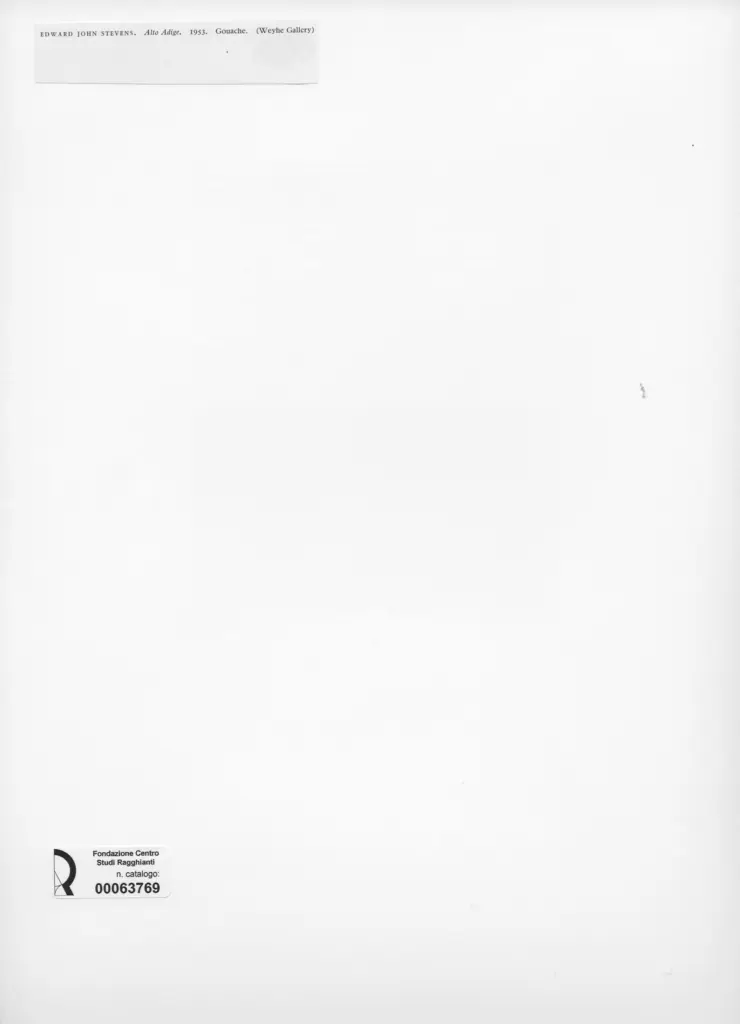 Anonimo , Stevens, Edward John - sec. XX - Alto Adige , retro