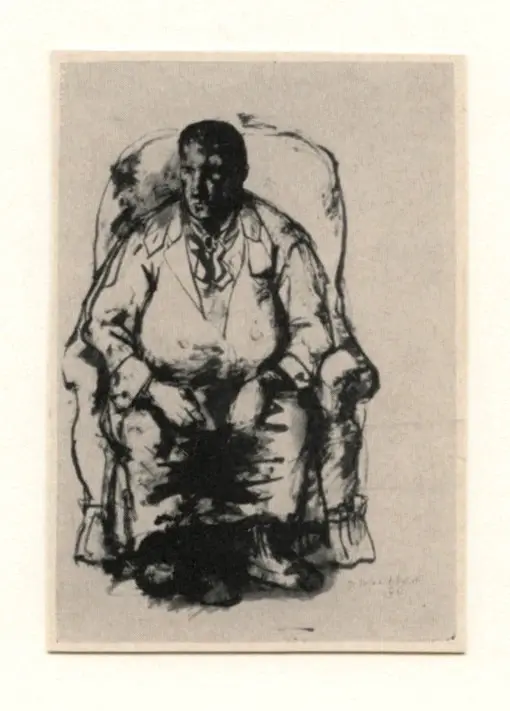 Anonimo , Tchelitchev, Pavel - sec. XX - Gertrude Stein , fronte