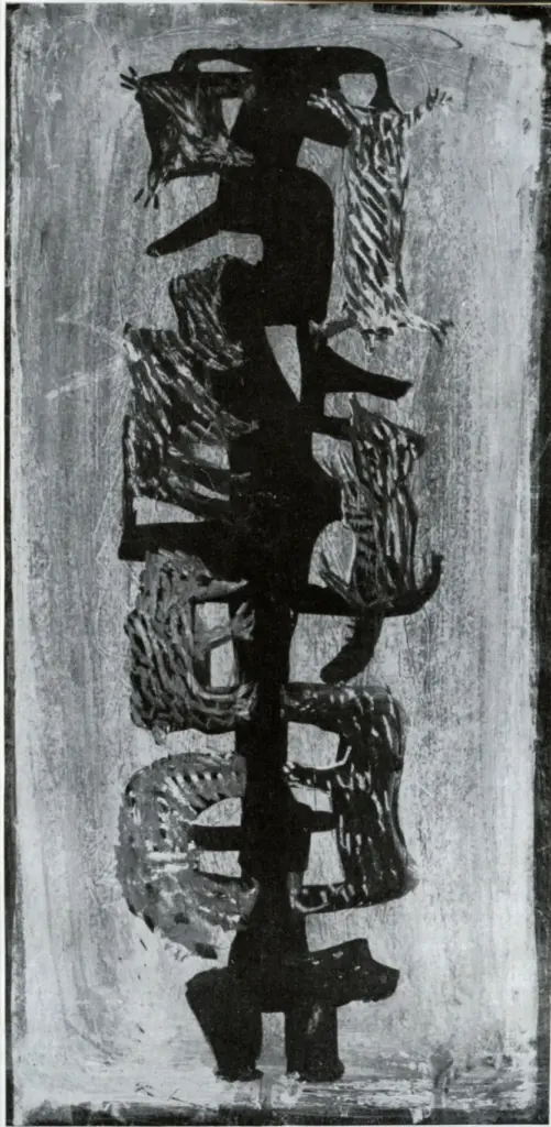 Anonimo , Tobey, Mark - sec. XX - Animal Totem , fronte