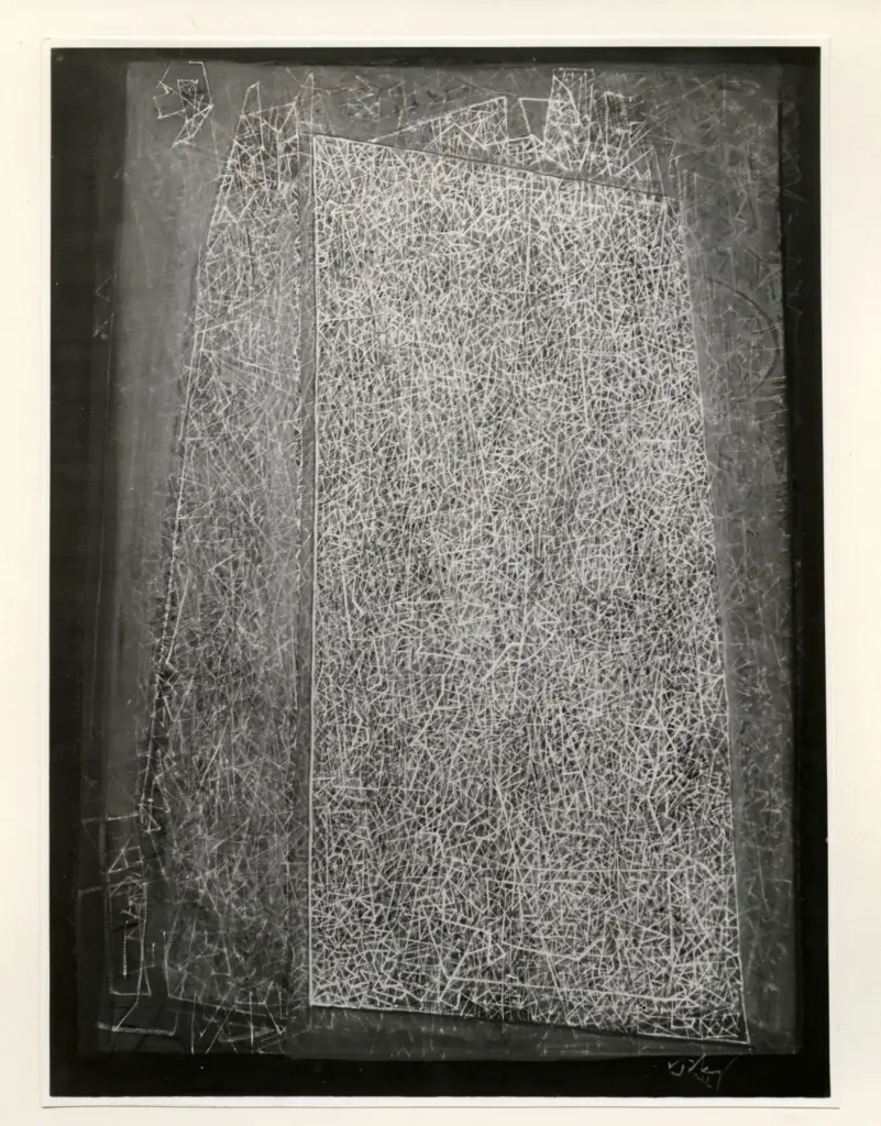 Giacomelli , Tobey, Mark - sec. XX - Lapide di New York , fronte