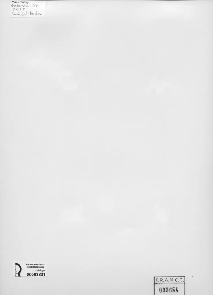 Anonimo , Tobey, Mark - sec. XX - Automne , retro