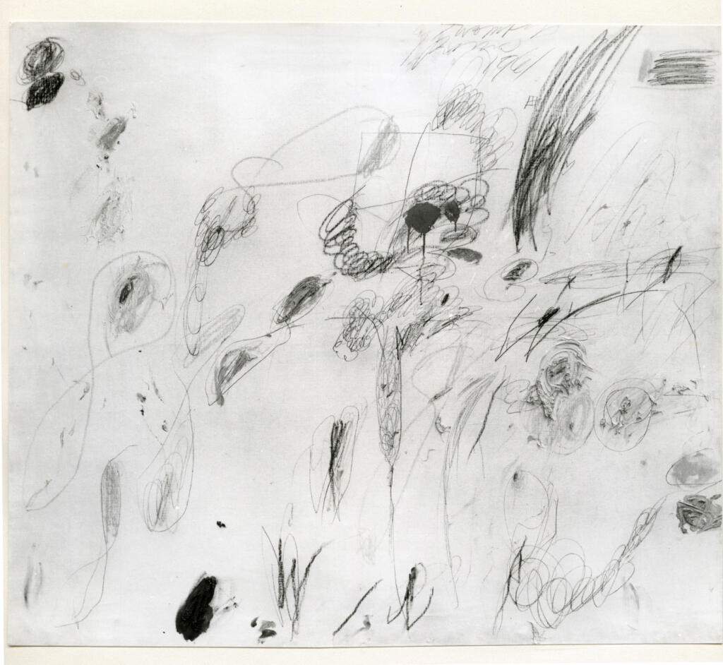 Anonimo , Twombly, Cy - sec. XX - Senza titolo , fronte