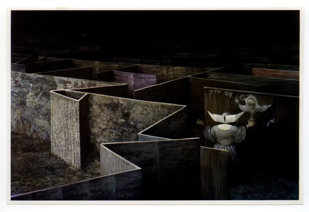 Anonimo , Vickrey, Robert - sec. XX - Il labirinto , fronte