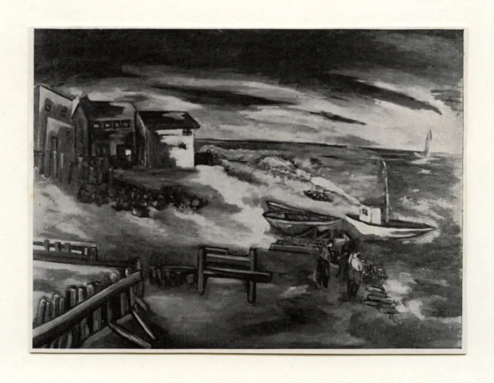 Anonimo , Wallenrod, Lucille - sec. XX - Paesaggio , fronte