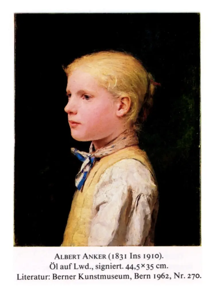 Anonimo , Anker, Albert - sec. XIX/ XX - Ritratto , fronte