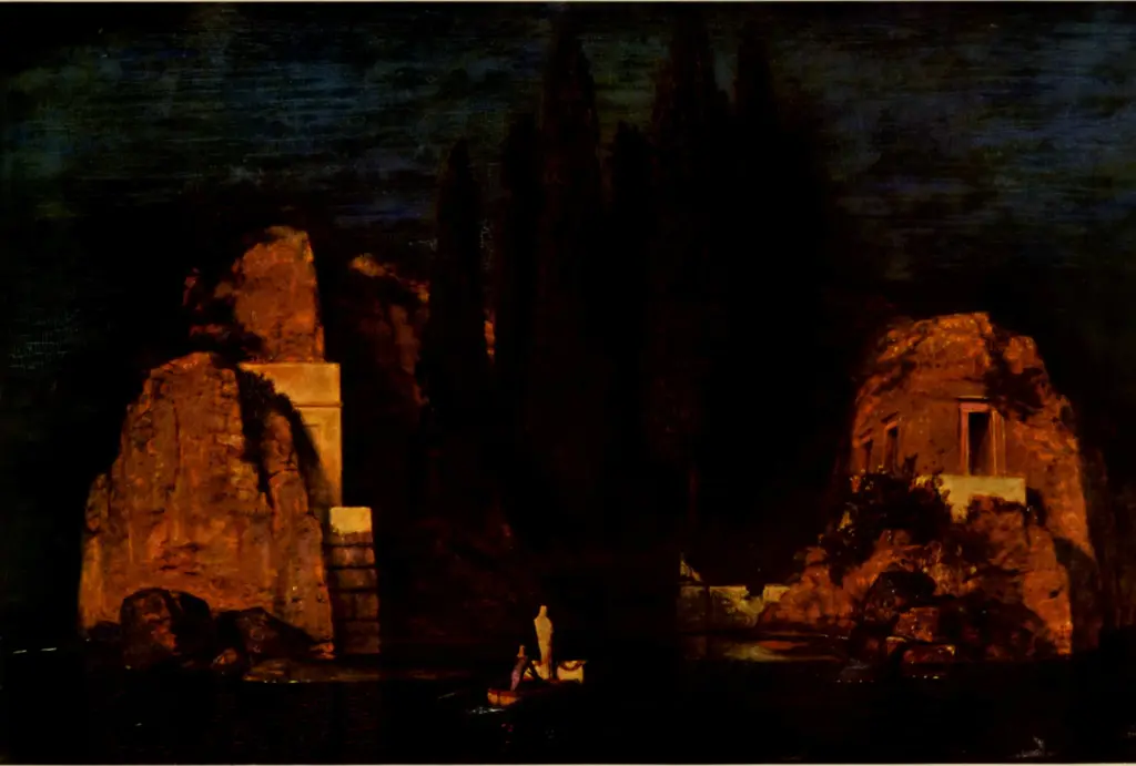 Anonimo , B&ouml;cklin, Arnold - sec. XIX - L'isola dei morti , fronte