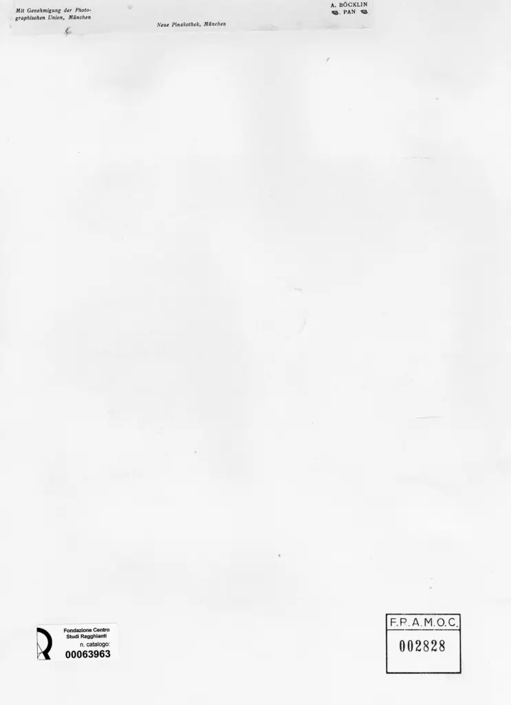 Anonimo , B&ouml;cklin, Arnold - sec. XIX - Pan , retro