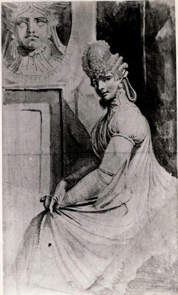 Anonimo , Füssli, Johann Heinrich - sec. XIX - Ritratto , fronte