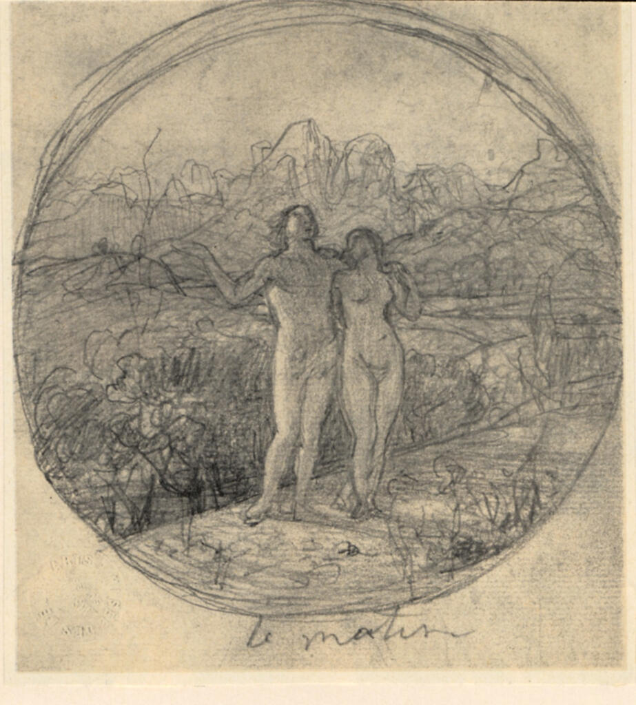 Anonimo , Gleyre, Marc-Charles-Gabriel - sec. XIX - Le matin , fronte