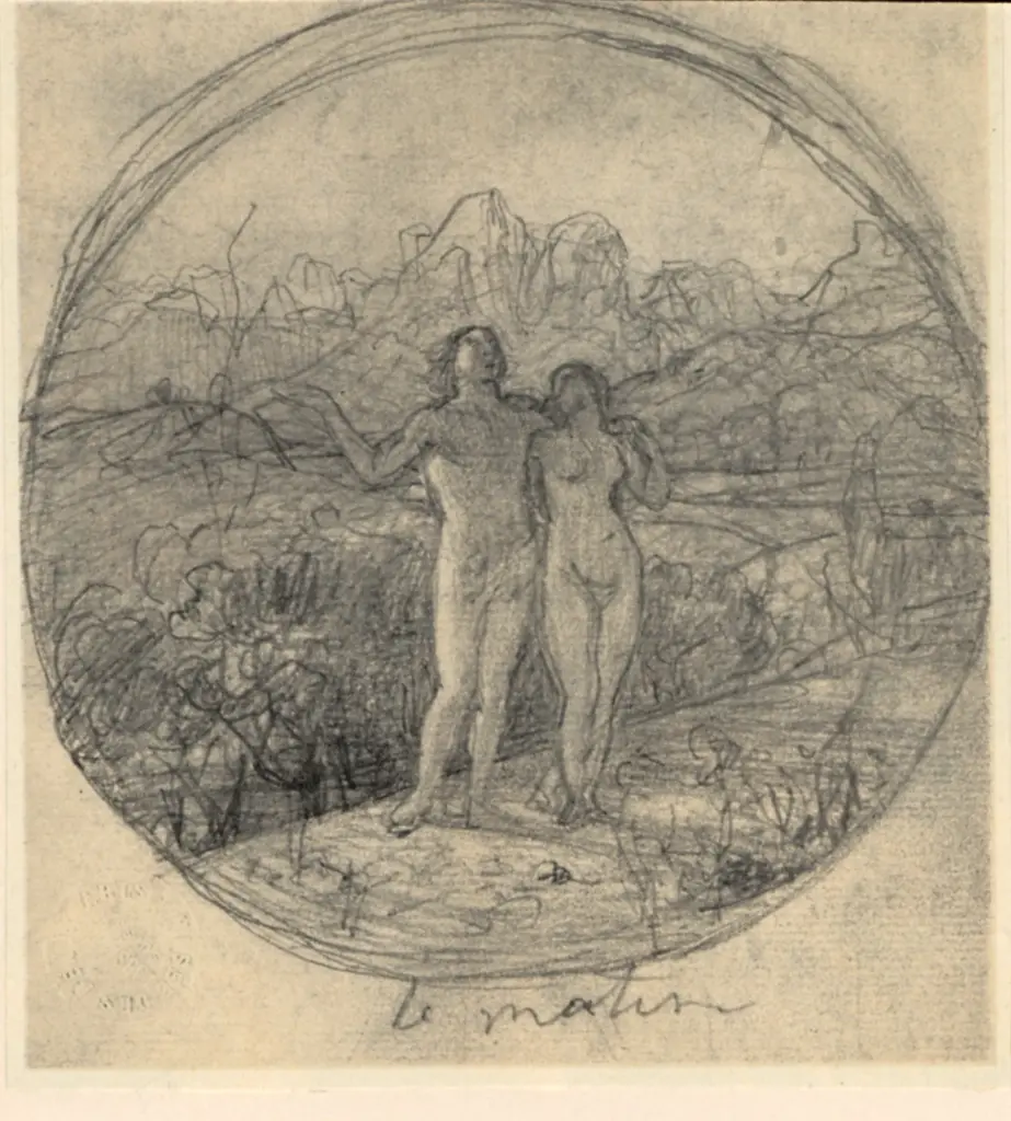 Anonimo , Gleyre, Marc-Charles-Gabriel - sec. XIX - Le matin , fronte