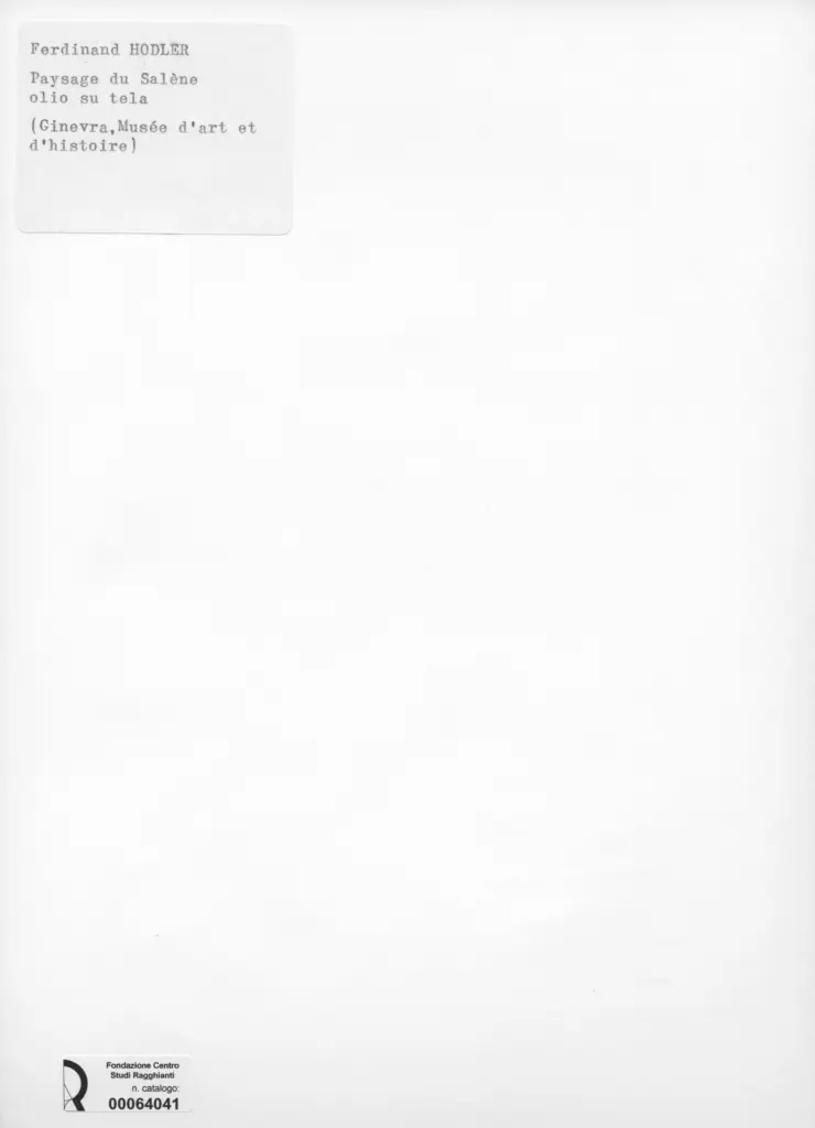 Anonimo , Hodler, Ferdinand , retro