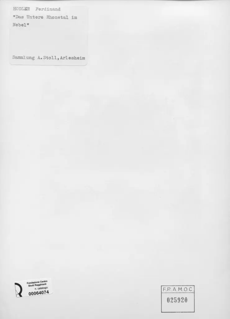 Anonimo , Hodler, Ferdinand , retro