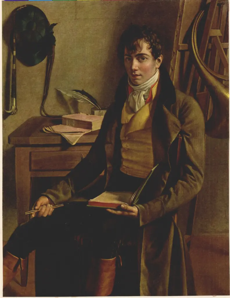 Anonimo , Reverdin, Fran&ccedil;ois G&eacute;d&eacute;on - sec. XIX - Bildnis des Jacob de Beaumont , fronte