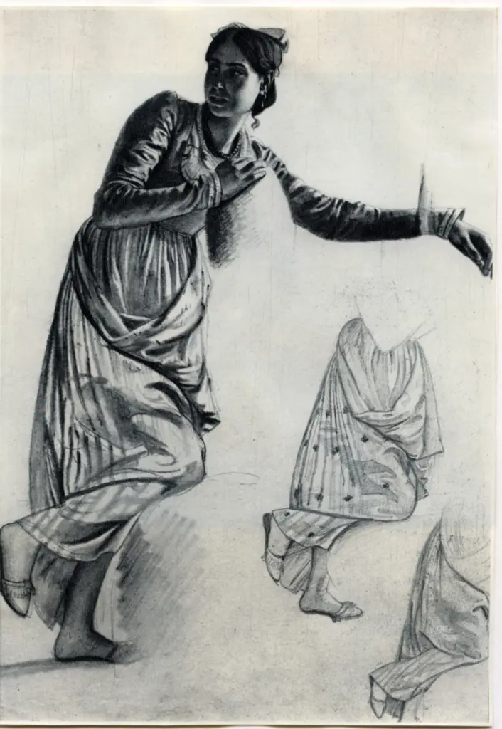 Robert, Louis-Léopold , Studii per il quadro "Frascatana"" -