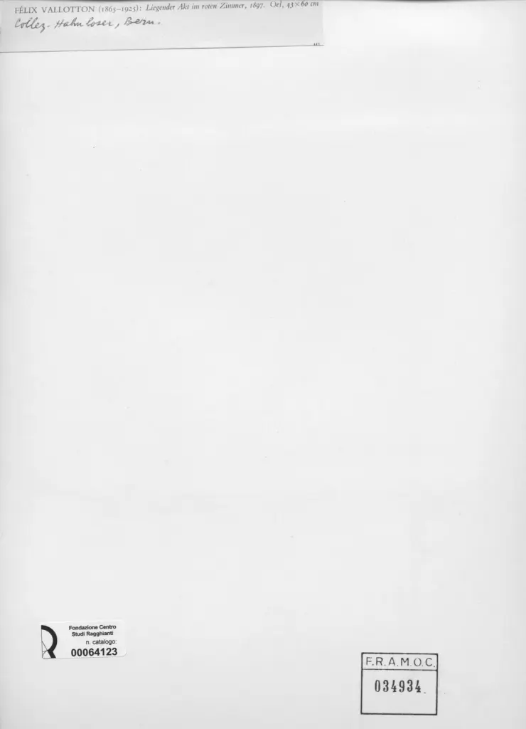 Anonimo , Vallotton, Felix - sec. XIX , retro