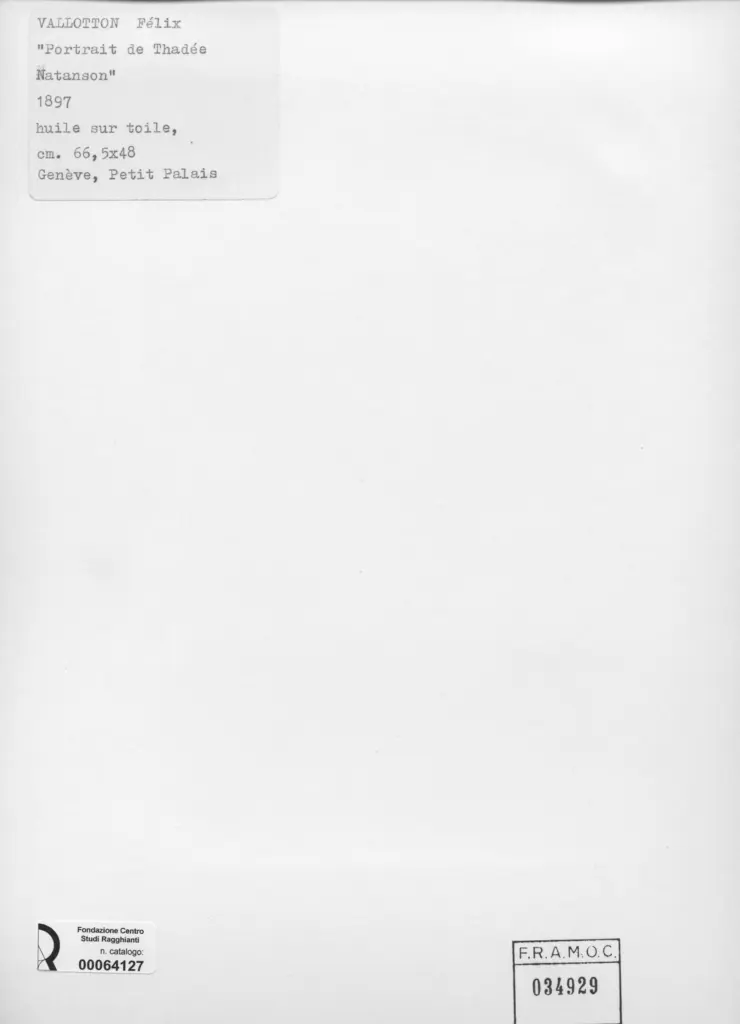 Anonimo , Vallotton, Felix - sec. XIX , retro