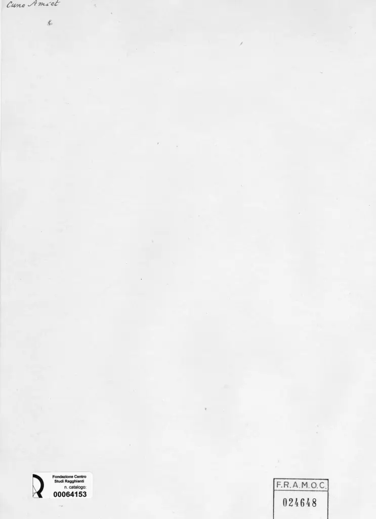 Anonimo, Anonimo , retro