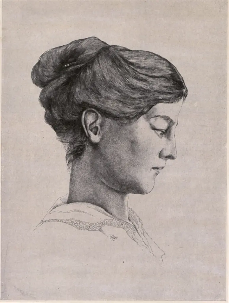 Anner, Emil , Damenbildnis -